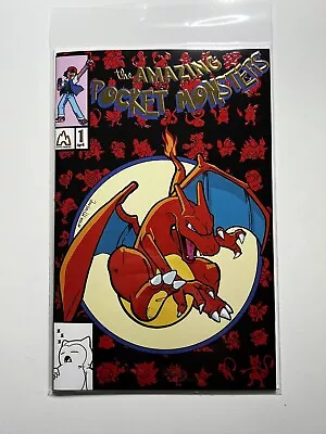 Buy 2024 C2E2 Exclusive AMAZING Pocket Monsters #1 Charizard LE (#59)/100 Cave Comic • 237.18£