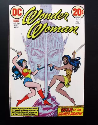Buy DC Comics Comic Book Wonder Woman Vol. 23 No. 206 Nubia Mars Color Illus. 1973 • 131.92£