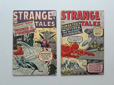 Buy Strange Tales 103, 105 Marvel Comics Silver Age Human Torch  • 158.12£