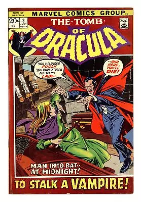 Buy Tomb Of Dracula #3 VG+ 4.5 1972 • 27.80£