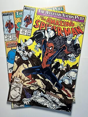 Buy Amazing Spiderman #322,323 Marvel Comics. High Grade  McFarlane 1989 • 17.59£