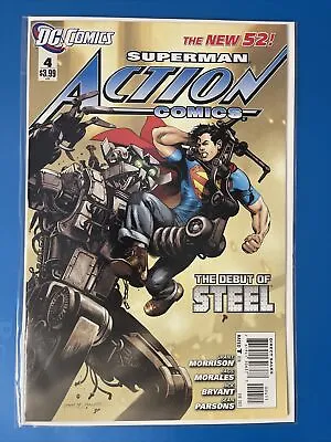 Buy Action Comics #4 (2012 DC) The Debut Of STEEL • 1.19£