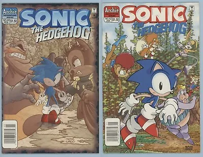 Buy SONIC THE HEDGEHOG #42 & #43 VF/NM Newsstand Variant Archie 1997 Rare HTF • 15.82£