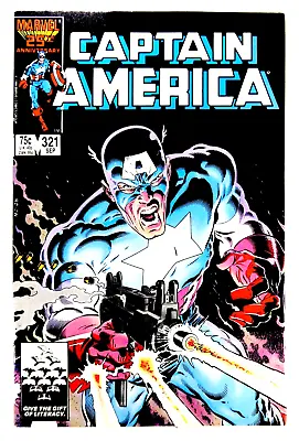 Buy Marvel CAPTAIN AMERICA (1986) #321 Mike ZECK Cover VF Ships FREE! • 15.38£