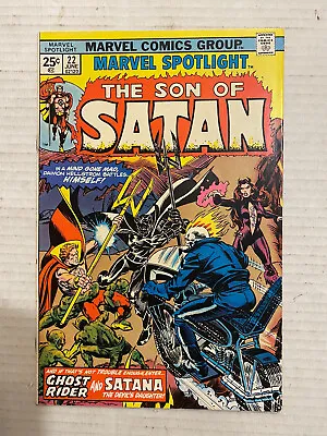 Buy Marvel Spotlight #22 Marvel 1975 The Son Of Satan, Ghost Rider And Satana ! • 17.38£