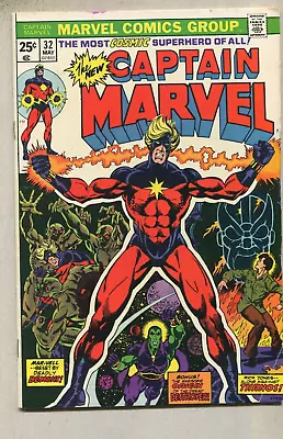 Buy Captain Marvel # 32 FN+ Thanos, The Destroyer Marvel  Comics   SA • 11.85£