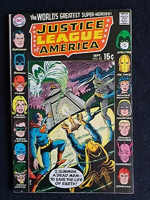 Buy Justice League Of America 83 Dc Comics 1970 Justice Society Crossover Batman  • 11.83£