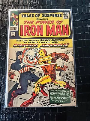 Buy 1964 Tales Of Suspense 58 - Vg+ 4.5 - 2nd Kraven - Captain America Vs Iron Man • 103.94£