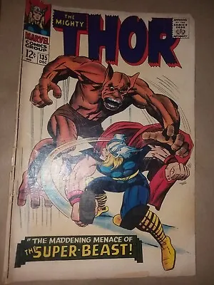 Buy Marvel Comics No. 135, 1966, Mighty Thor • 9.65£