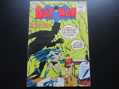 Buy BATMAN #99 Apr 1956 RARE LATE GOLDEN AGE LAST PENGUIN APP UNTIL#155 MORTIMER VG • 387.10£