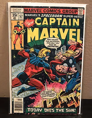 Buy Captain Marvel #57 Marvel Comics 1978 Thor 4.0 VG • 5.55£
