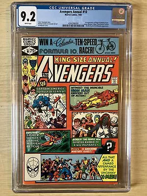 Buy Avengers Annual #10 CGC 9.2 Newsstand 1981 1st App. Rogue • 158.11£