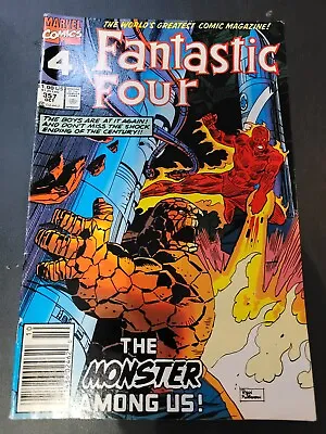 Buy  Fantastic Four - Vol. 1, No.357, Oct 1991 - The Monster Among Us! Marvel Comics • 7.49£