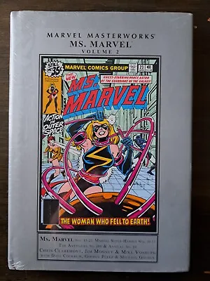 Buy Marvel Masterworks Ms. Marvel Volume 2 (Hardcover, Sealed) • 23.79£