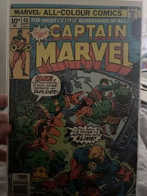 Buy Captain Marvel #46 (1976) Marvel Comics (Bagged) • 6.99£