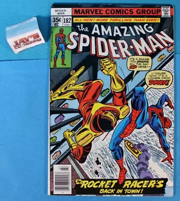 Buy The Amazing Spider-Man #182 1978 Marvel Comics Rocket Racer Cover & Story • 11.85£