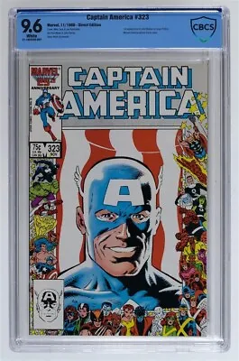 Buy Captain America #323  CBCS 9.6 NM+  1986 Marvel  1st John Walker • 51.54£