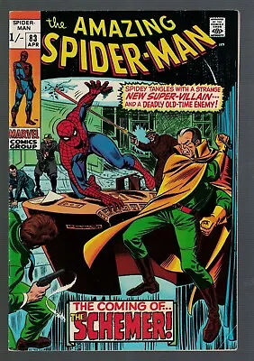 Buy Marvel Comics Amazing Spiderman 83 FN+ 6.5 1969 Schemer • 49.99£