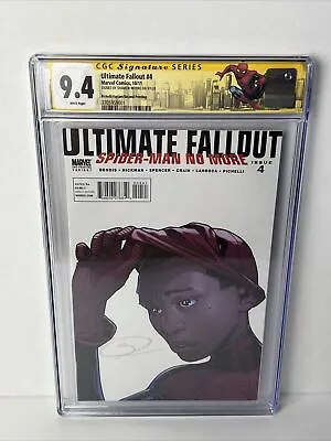 Buy Ultimate Fallout #4 Spider-Man No More Pichelli Variant 2nd Print CGC 9.4 Signed • 258.95£