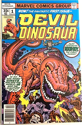 Buy Devil Dinosaur # 1.  April 1978.  Nm- 9.2. Key 1st App. Jack Kirby-cover/art • 36.99£