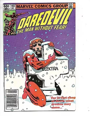 Buy Marvel Comics 1982 Daredevil #182 VG • 2.40£