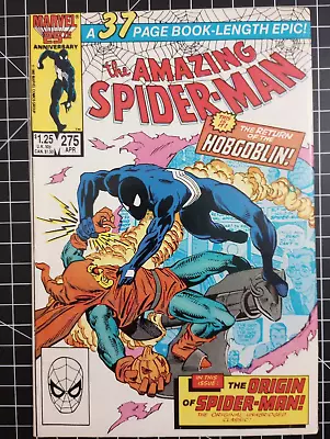 Buy The Amazing Spider-Man #275: KEY ISSUE! SPIDER-MAN ORIGIN Full Story!! • 6.39£