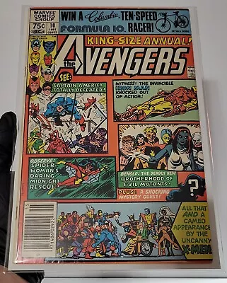 Buy Avengers King Size Annual 10 Newsstand 1st Appearance Rogue Marvel 1981 • 39.97£