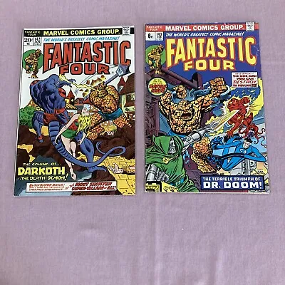 Buy Fantastic Four #142 - #143, 1974, DOOM, Medusa, Wingfoot; 1st App Darkoth Demon • 43.47£