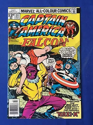 Buy Captain America #211 VFN/NM (9.0) MARVEL ( Vol 1 1977) Kirby (2) • 12£