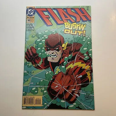 Buy DC Comics Flash Bustin' Out, Flash 90 May 1994, Ringo Marzan DC Comics THE FLASH • 3.95£
