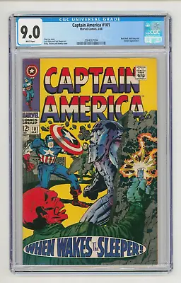 Buy Captain America #101 CGC 9.0 VF/NM Versus The Red Skull • 229£