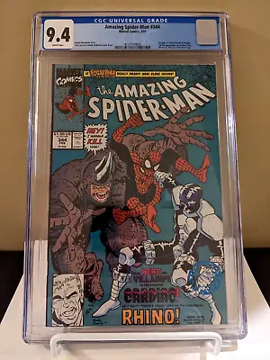 Buy Amazing Spider-Man #344 CGC 9.4 NM Marvel Comic KEY 1st Cletus Kasady • 39.58£