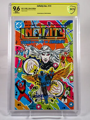 Buy Todd McFarlane Signed Autographed Infinity Inc #14 CBCS 9.6 SS WHITE PAGES • 520.25£