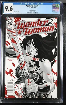 Buy Wonder Woman 10 Newsstand CGC 9.6 DC Comics 2007 Terry Rachel Dodson Cover Diaz • 156.30£