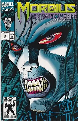 Buy Morbius: The Living Vampire #2 Oct 1992 VFINE- 7.5 • 3.99£