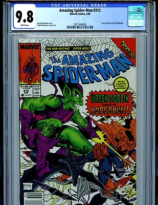 Buy Amazing Spider-man # 312 CGC 9.8 1989 Newsstand Marvel Comics McFarlane K48 • 711.54£
