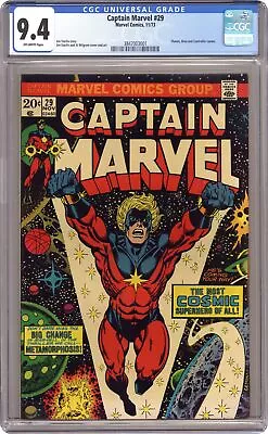 Buy Captain Marvel #29 CGC 9.4 1973 3847003001 • 210.62£