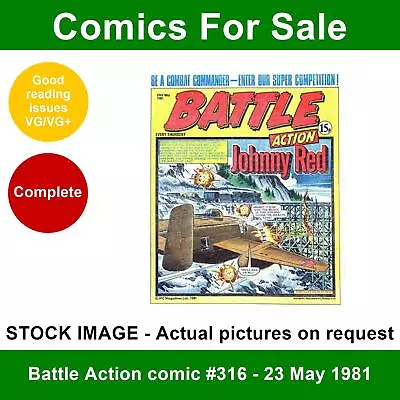 Buy Battle Action Comic #316 - 23 May 1981 - VG/VG+ • 2.99£