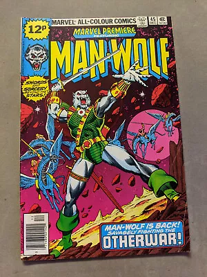 Buy Marvel Premiere #45, Man-Wolf, 1978, FREE UK POSTAGE • 13.99£