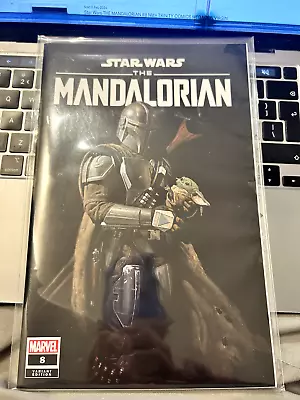 Buy Star Wars Mandalorian 8 EM Gist Variant Trinity Exclusive Comic Limited 999 • 14.90£