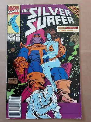 Buy Silver Surfer V3 #58, Oct 1991, Thanos, VFN- • 3£