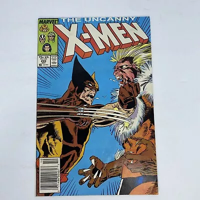 Buy Uncanny X-men #222 Newsstand Wolverine Vs Sabretooth Cover Key 1st Print Marvel • 11.99£