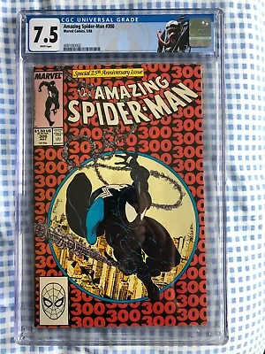 Buy Amazing Spider-Man 300 CGC 7.5 (1988) Origin 1st Full App Of Venom [Eddie Brock • 449.99£