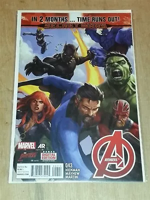 Buy Avengers #43 Nm+ (9.6 Or Better) June 2015 Secret Wars Marvel Comics  • 4.99£