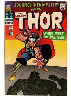 Buy Journey Into Mystery #125 (1966) - Grade 6.0 - Thor - Hercules Appearance! • 63.25£
