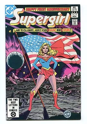 Buy Supergirl #13 - Classic Flag Cover - 1st App Blackstar - Unread High Grade  1983 • 7.88£