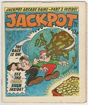 Buy Jackpot Comic #72 4th October 1980 (Laser Eraser, Jack Pott, Sulk) - Combined P& • 1.25£