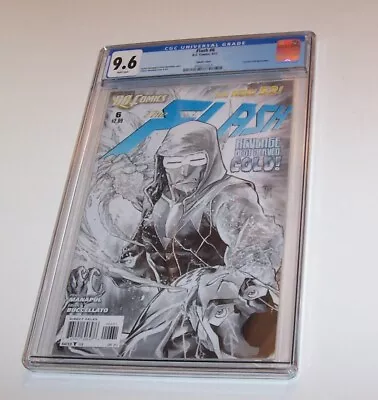 Buy Flash (New 52) #6 - DC 2012 Modern Age 1:200 Sketch Variant - CGC NM+ 9.6 • 138.36£