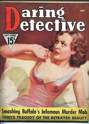 Buy MAG: Daring Detective 4/1937-lingerie Cover-Cardiff-pulp Crime-Iron Skull-FN- • 106.26£
