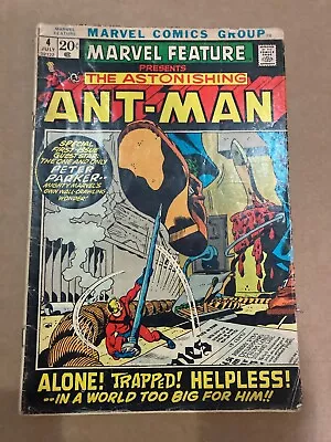 Buy Marvel Feature 4 Astonishing Antman 1st Solo G/vg • 14.39£